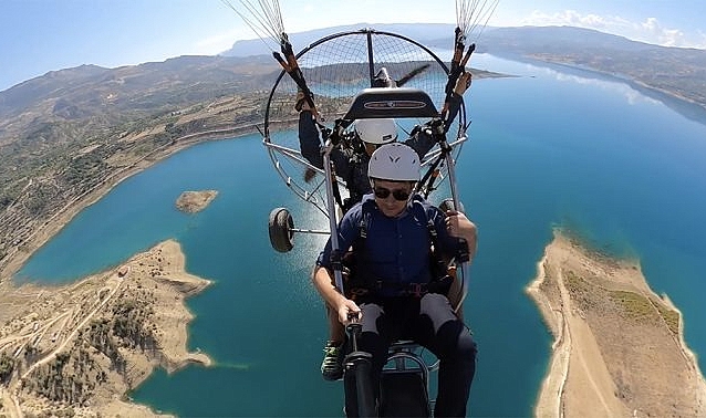 Ermenek’te ilk paramotor uçuşları yapıldı!