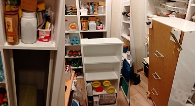 FETÖ/PDY Üyesi Kadın Saklanmak İçin Kilere Gizli Bölme Yaptırmış