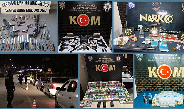 Her şey Karaman'ın huzuru için 