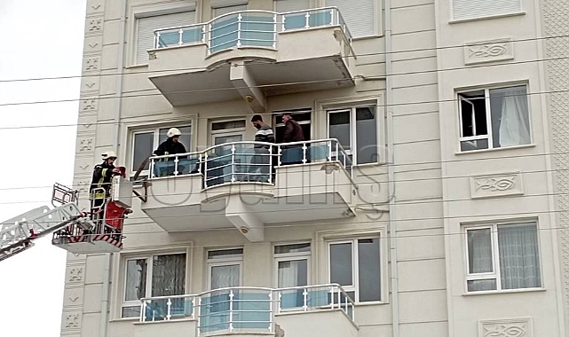 Karaman'da bir evde çıkan yangın söndürüldü