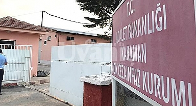 Karaman'da cezaevinde bir mahkum ölü bulundu