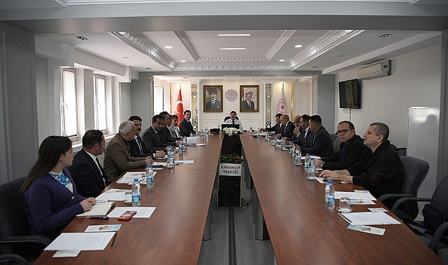 Karaman'da İl İstihdam ve Mesleki Eğitim Kurulu Toplantısı Yapıldı