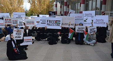 Karaman'da İsrail'in Gazze'deki saldırıları protesto edildi