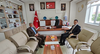 Kaymakam Kaya'dan Başkan Boyacıoğlu'na İade-i Ziyaret