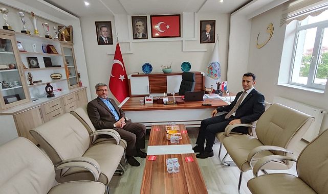Kaymakam Kaya'dan Başkan Boyacıoğlu'na İade-i Ziyaret