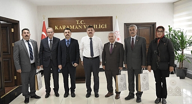 Muhtarlardan Vali Sarıibrahim ve Başkan Kalaycı'ya Ziyaret