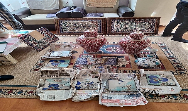 Tarihi eser olduğu değerlendirilen objeler ele geçirildi