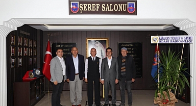 Ticaret ve Sanayi Odası'ndan Alkan'a Hayırlı Olsun Ziyareti