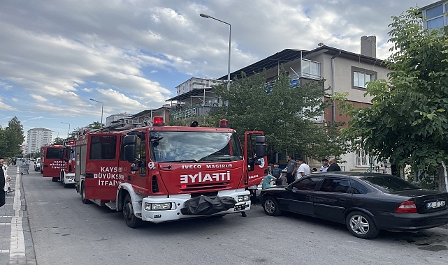 Yaşlı çiftin evinde çıkan yangın söndürüldü