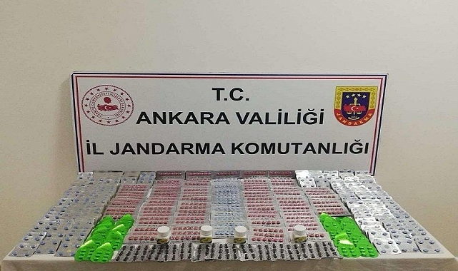3 bin 200 kaçak hap ele geçirildi