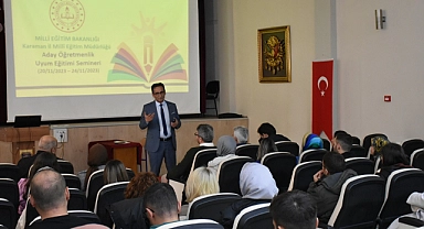 Çalışkan, Aday Öğretmenlik Uyum Eğitimi Semineri’ne katıldı