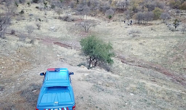 Jandarma Kaybolan Koyunları Dron İle Buldu