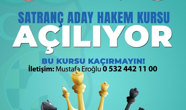 Karaman'da satranç aday hakem kursu açılacak