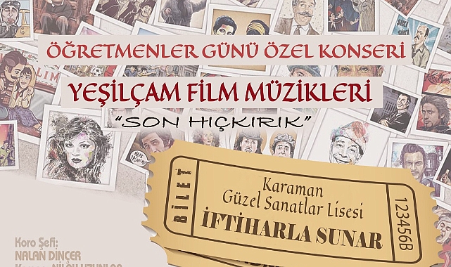 Karaman Güzel Sanatlar Lisesi'nden Öğretmenler Günü'ne Özel Konser
