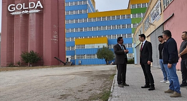Kaymakam Kaya, Golda tesislerinde incelemede bulundu