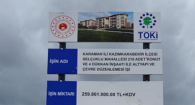 Kazımkarabekir’deki TOKİ Konutlarının Kurası 30 Kasım’da Çekilecek