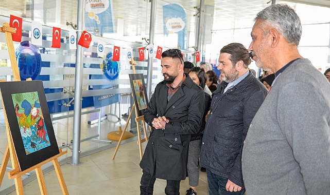 KMÜ'de 'Küresel Kapışma' Konulu Resim Sergisi