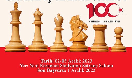 Küçükler Satranç İl Birinciliği Turnuvası Düzenlenecek