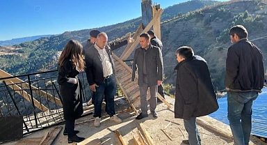 Kuvvetli rüzgarın Başyayla’ya zararı büyük oldu