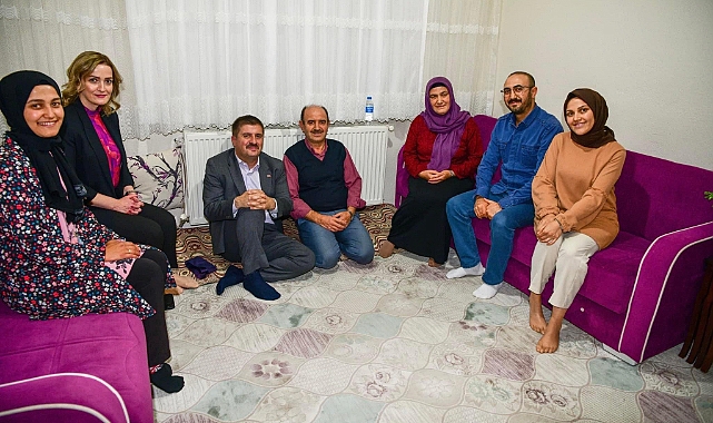 Sarıibrahim çiftinden sürpriz aile ziyareti