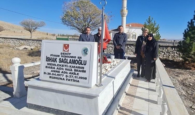 Şehit Jandarma Er İshak Sağlamoğlu İsminin Verildiği Ortaokulda Dualarla Yad Edildi