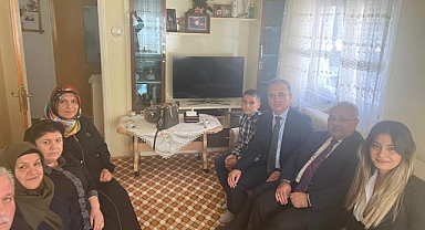 Şehit Öğretmenlerin Aileleri Ziyaret Edildi