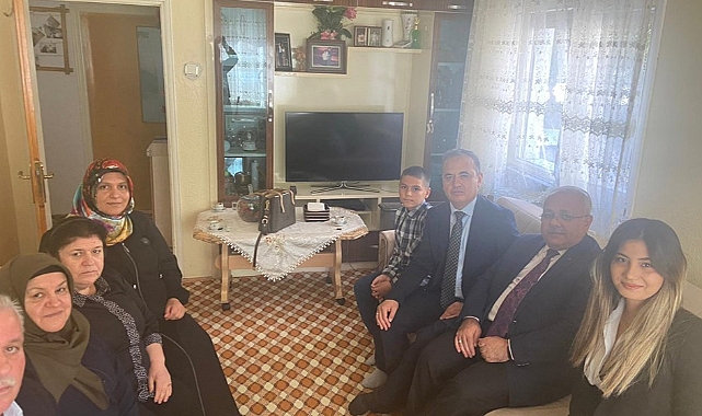 Şehit Öğretmenlerin Aileleri Ziyaret Edildi