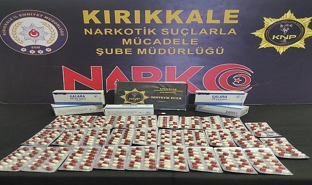 Uyuşturucu hap ele geçirildi