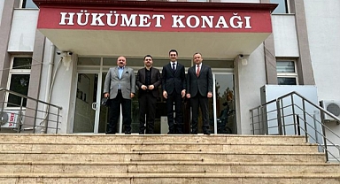 Vali Yardımcılarından Kaymakam Kaya'ya Ziyaret