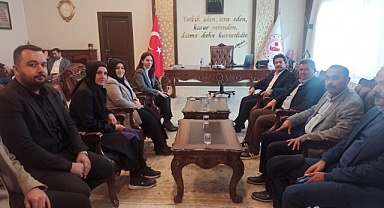 Vekil Sağlam'dan Kaymakamlara Ziyaret