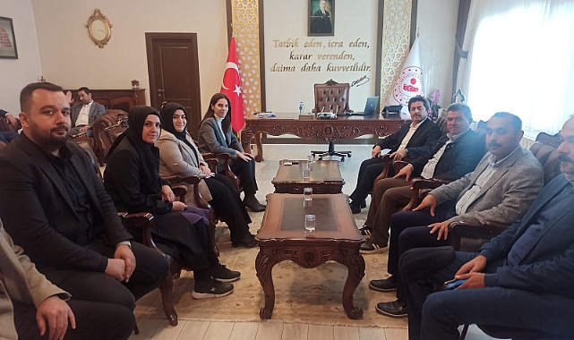 Vekil Sağlam&#039;dan Kaymakamlara Ziyaret