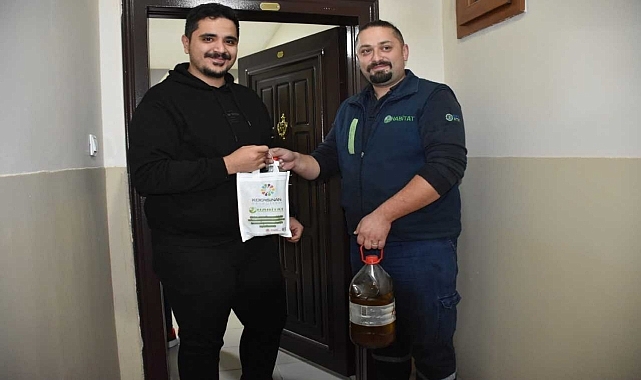 Atık yağ biriktirene temizlik seti hediye ediliyor