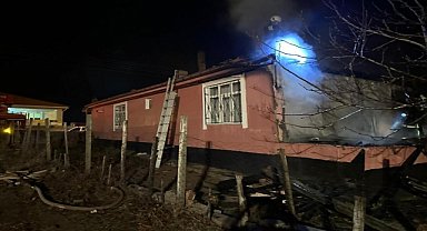 Bir evde çıkan yangın söndürüldü