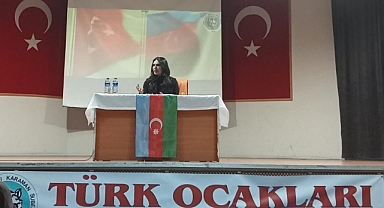 Doç.Dr. M.Memmetli Konferansında Türk Dünyası ve Karabağ'ı Anlattı