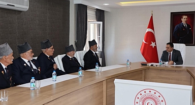 Gazilerden Kaymakam Ünlü'ye Ziyaret