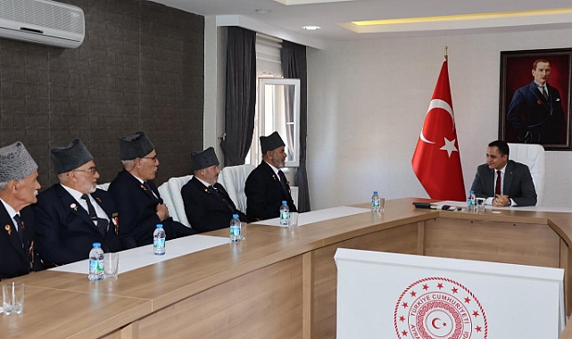 Gazilerden Kaymakam Ünlü'ye Ziyaret