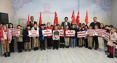 İlyas Küçüker İlkokulu Öğrencilerinden, İl Müdürü Çalışkan'a Anlamı Ziyaret