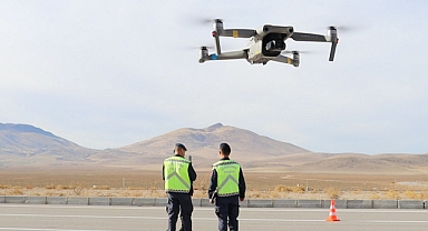 Jandarma'dan Drone Destekli Trafik Denetimi