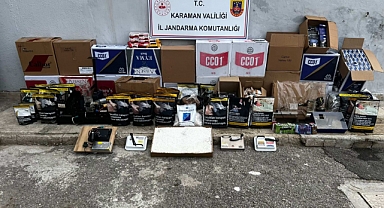 Jandarmadan Kaçak Tütün ve Makaron Operasyonu