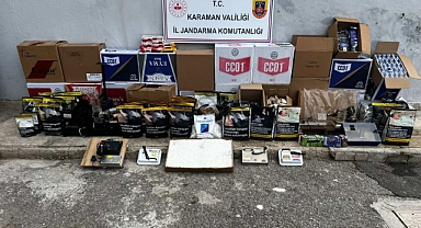 Jandarmadan Kaçak Tütün ve Makaron Operasyonu