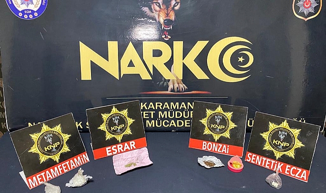 Karaman'da Uyuşturucu Operasyonunda 2 Şüpheli Tutuklandı