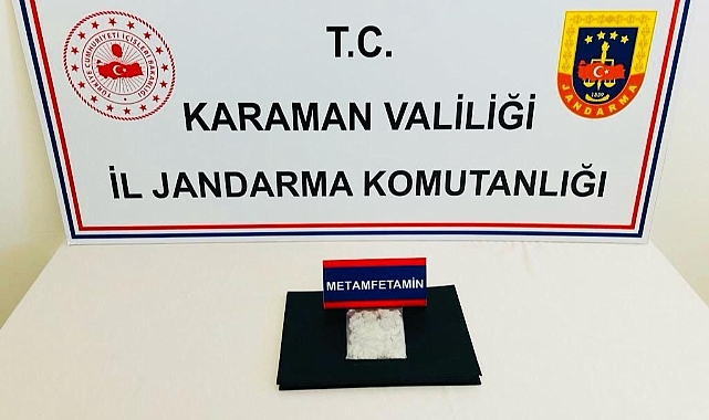 Karaman'da uyuşturucu operasyonunda bir şüpheli yakalandı