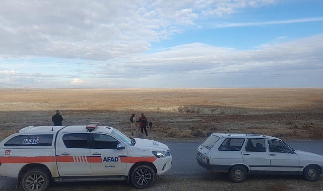 Karaman'daki obrukları incelediler