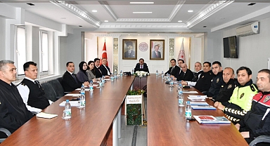Karaman'ın Güvenliği ve Asayişi ele alındı