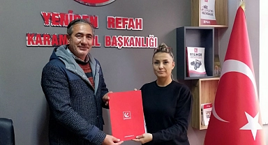 Karaman'ın tek kadın aday adayı oldu