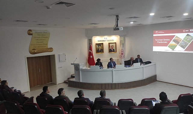 Karaman Tarımsal Üretim Teknik Komitesi Toplandı
