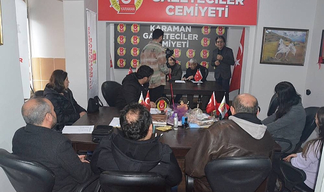 Karaman Yunus Emre Gazeteciler Cemiyeti’nin İlk Olağan Kongresi Yapıldı