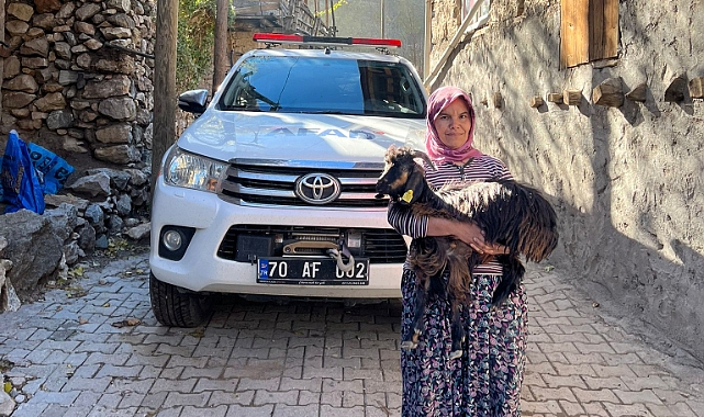 Kayıp hayvan AFAD ekiplerince bulundu