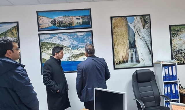Kaymakam Erdoğan Ermenek HES Barajı İşletme Müdürlüğünü Ziyaret Etti