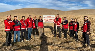 MEB AKUB Ekibi, Geleceğe Nefes Olacak Fidanları Toprakla Buluşturdu